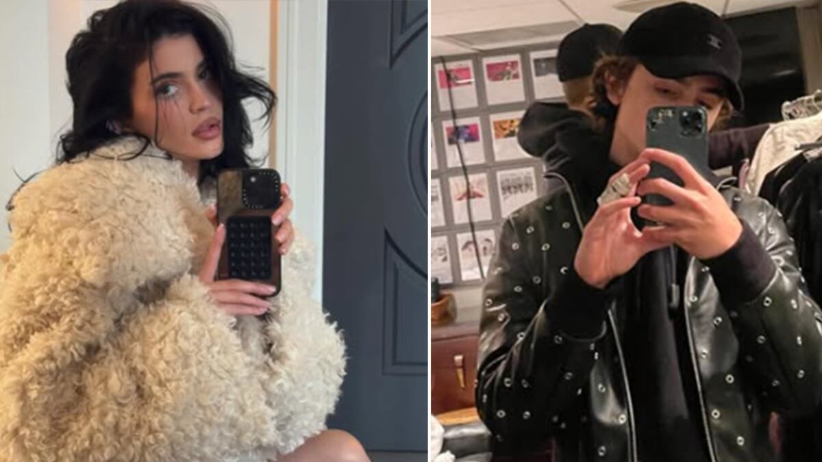 Kylie Jenner y Timothée Chamamét fotos
