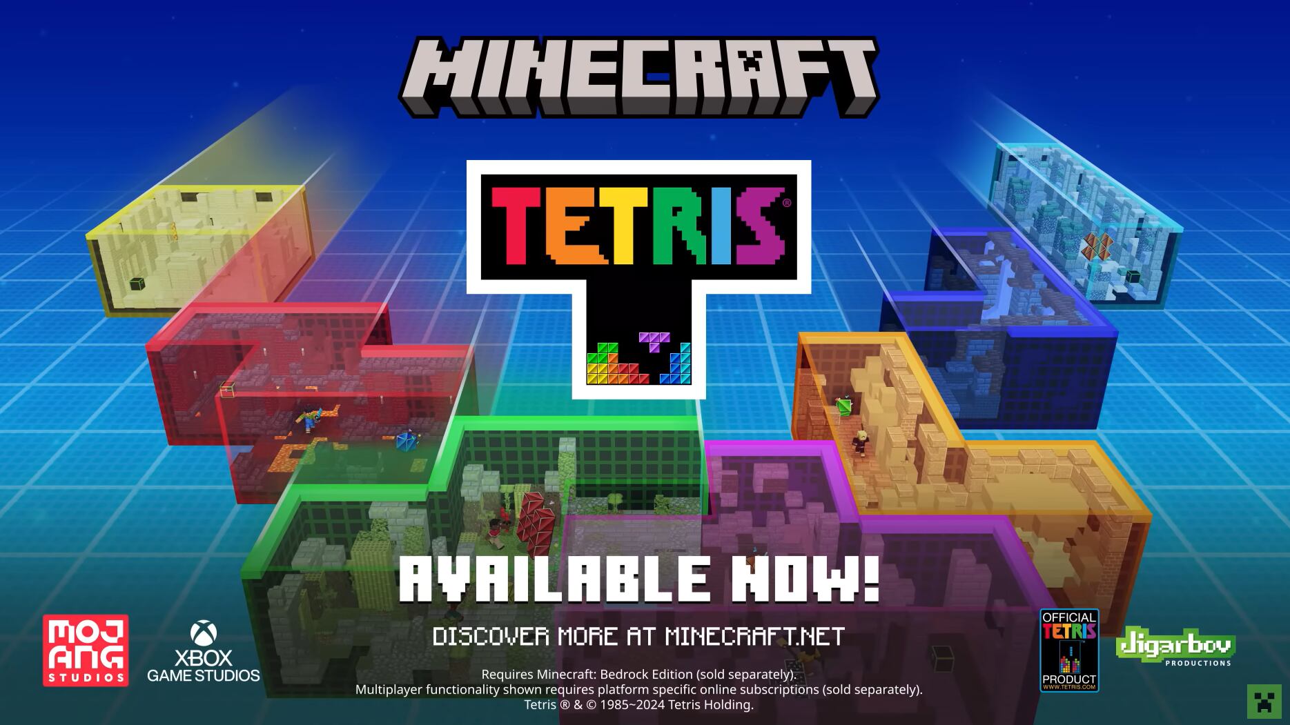 Minecraft x Tetris
