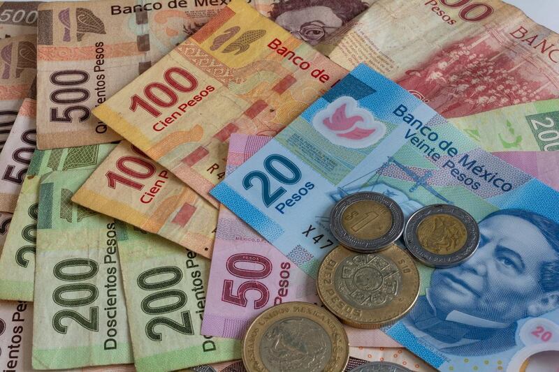 Pesos mexicanos