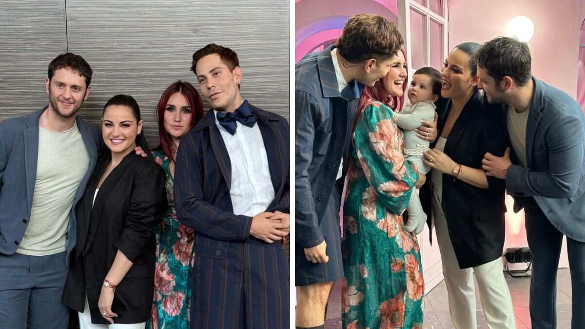 Maite Perroni celebró el bautizo de su hija.