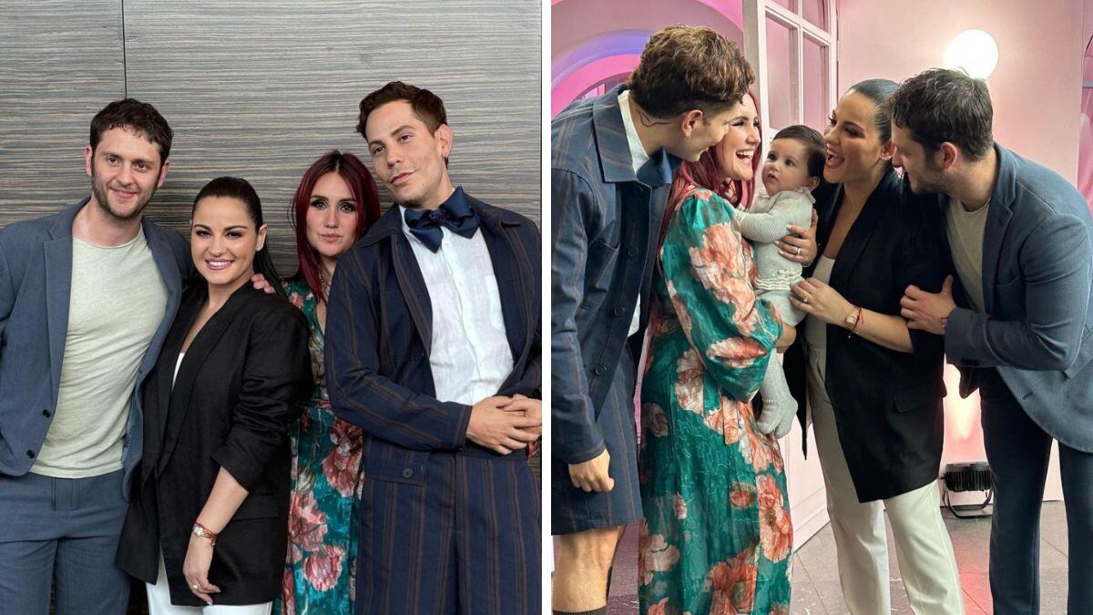 Maite Perroni celebró el bautizo de su hija.