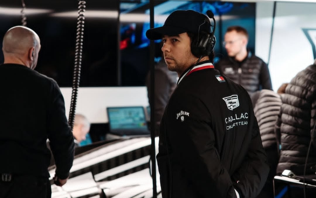 Checo Pérez ya corrió a bordo del Cadillac.
