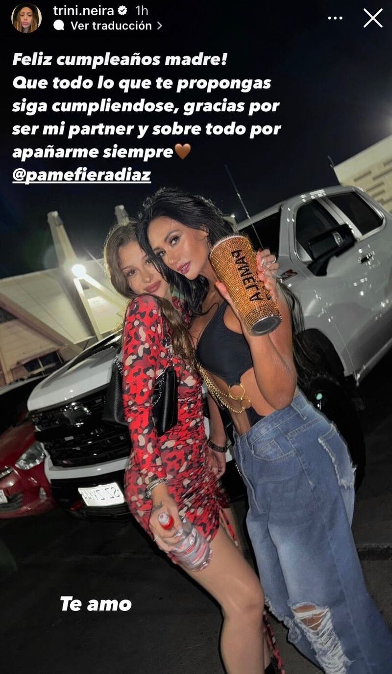 El especial saludo de cumpleaños de Trini Neira a Pamela Díaz