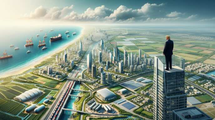 La propuesta contempla una administración internacional de diez años, fuerte inversión privada y un esquema de reubicación “voluntaria” para miles de gazatíes.