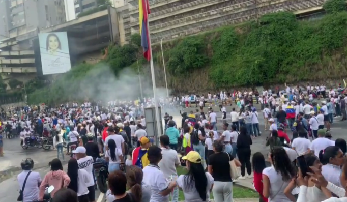 Protestas en Venezuela tras elecciones presidenciales.
