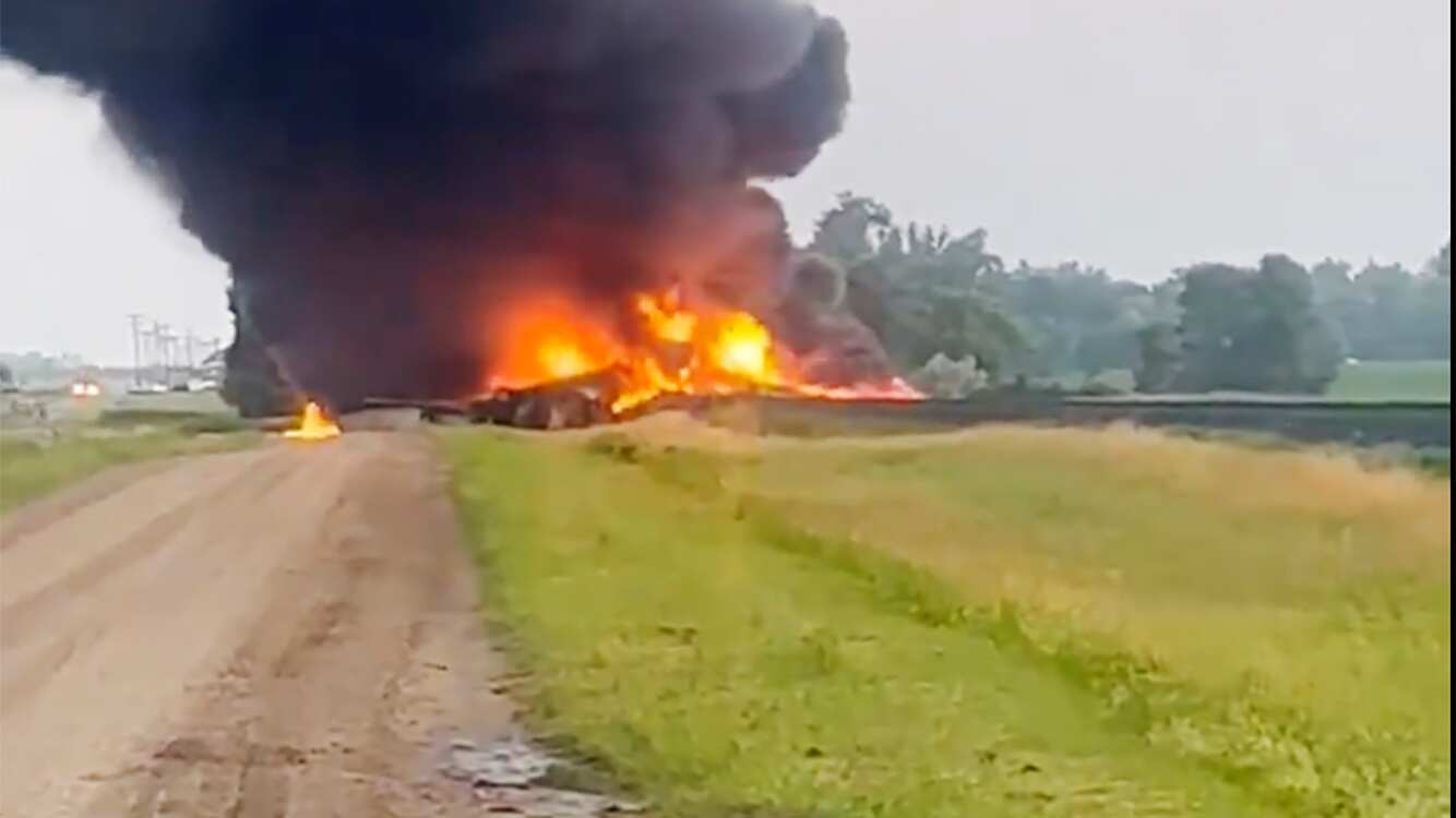 Accidente de trenes en Dakota del Norte