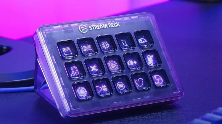 limited-edition atomic purple version of Elgato’s Stream Deck MK. 2
