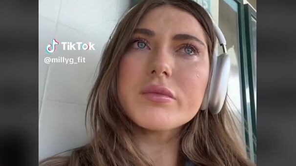 Milly no aguantó las ganas de llorar