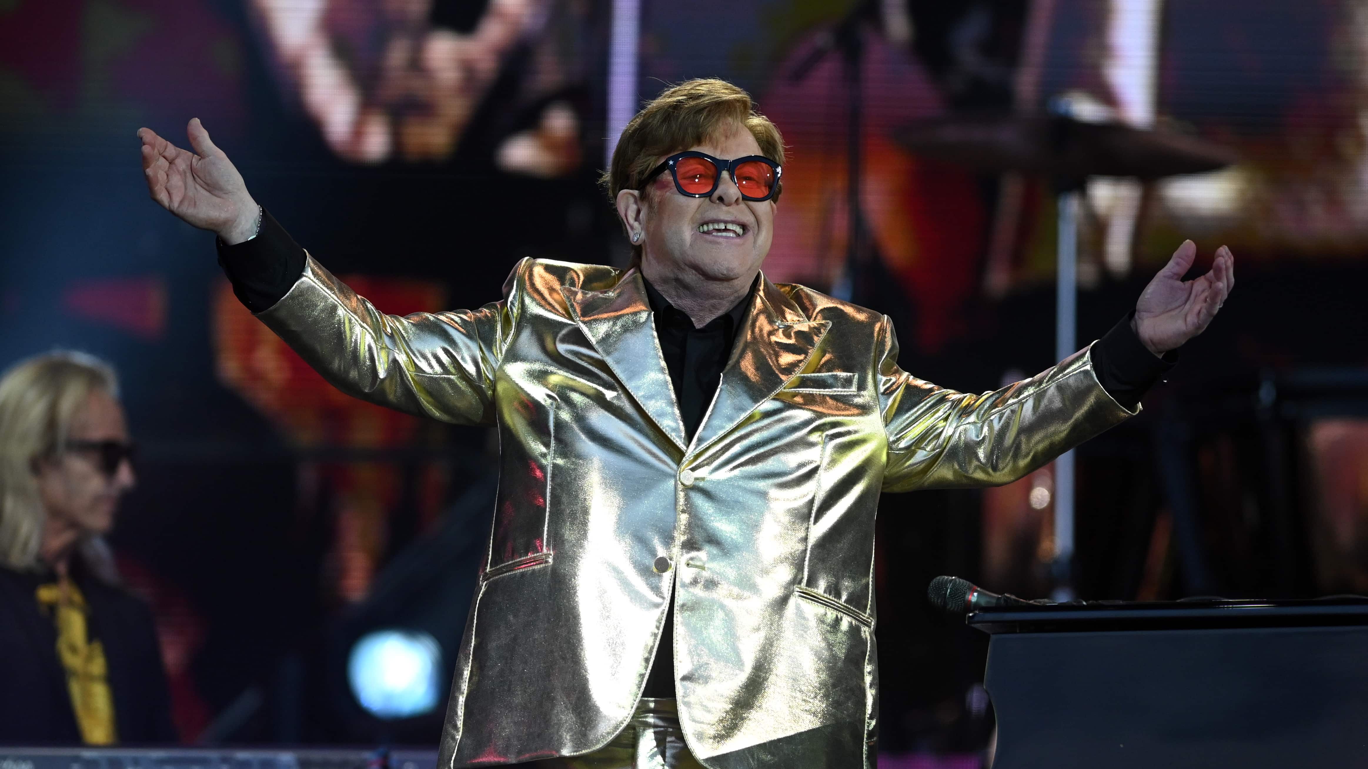 Elton John batió el récord de audiencia en el Glastonbury