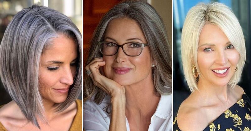 Cortes de cabello bob para mujeres de 50 años