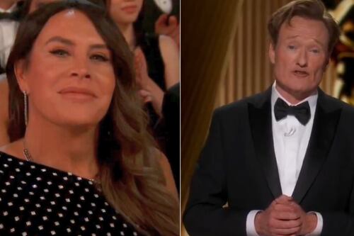 Karla Sofía Gascón launched her jab against Conan O’Brien for the joke he made at the Oscars