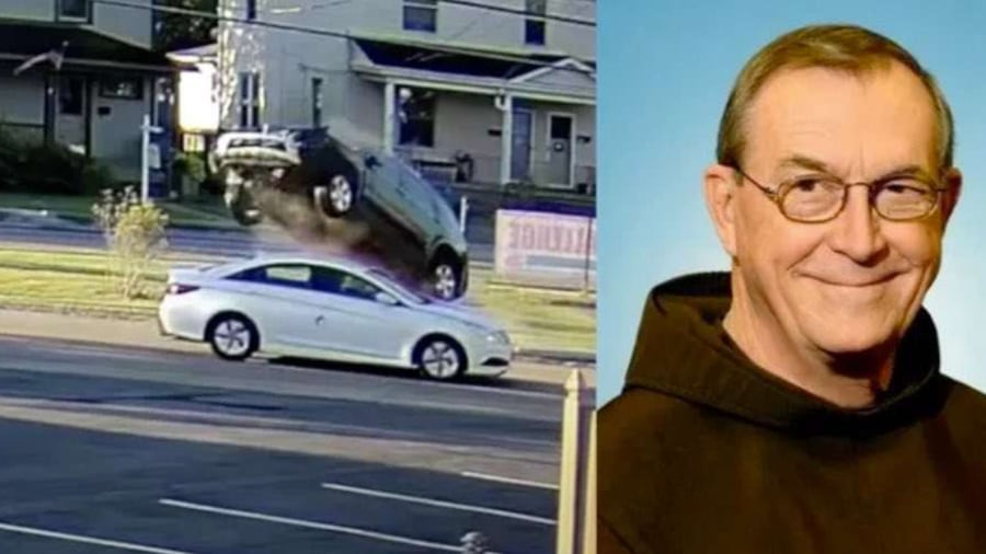 El Sacerdote John Bok salió ileso de un accidente automovilistico | Foto: Aci Prensa