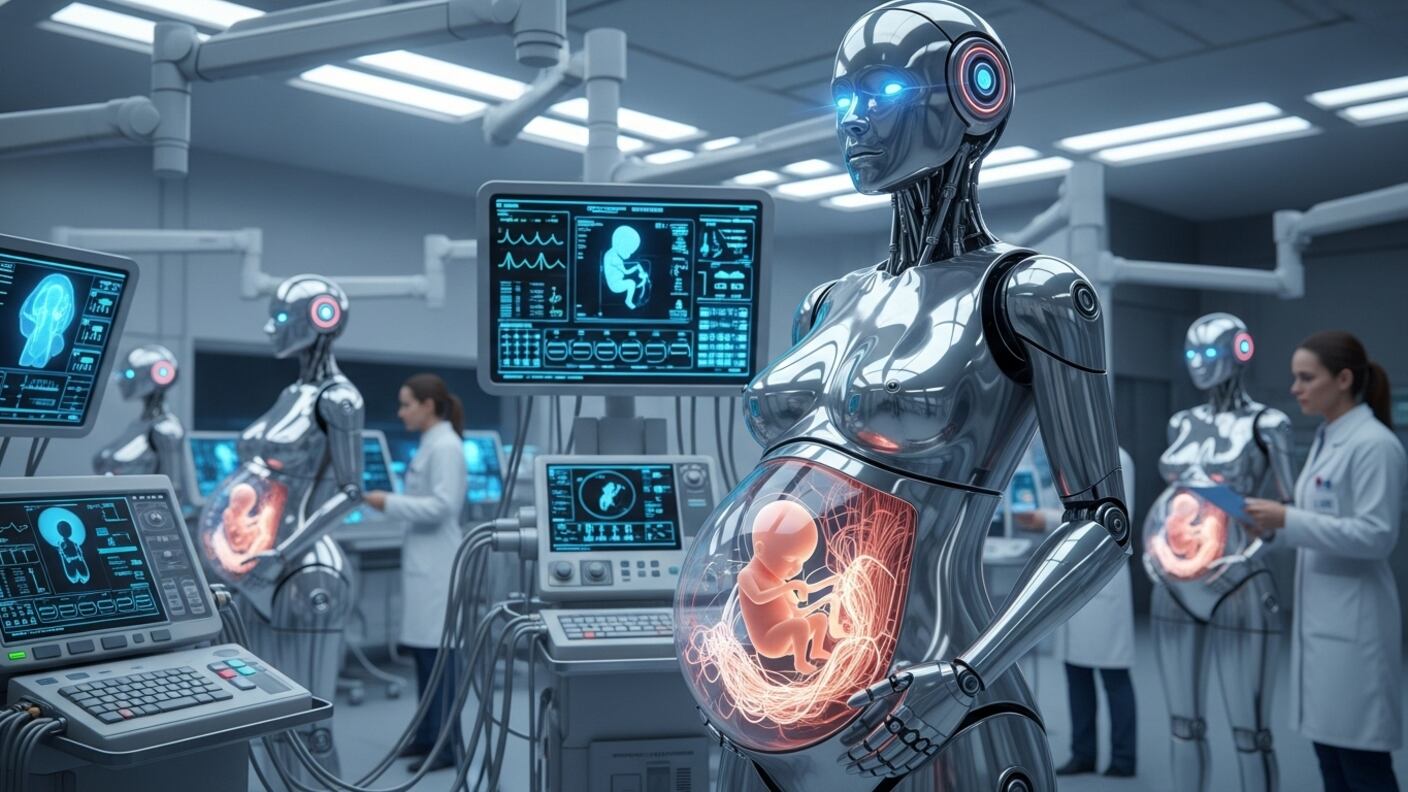 Maternidad robot / Composición Whisk-FW