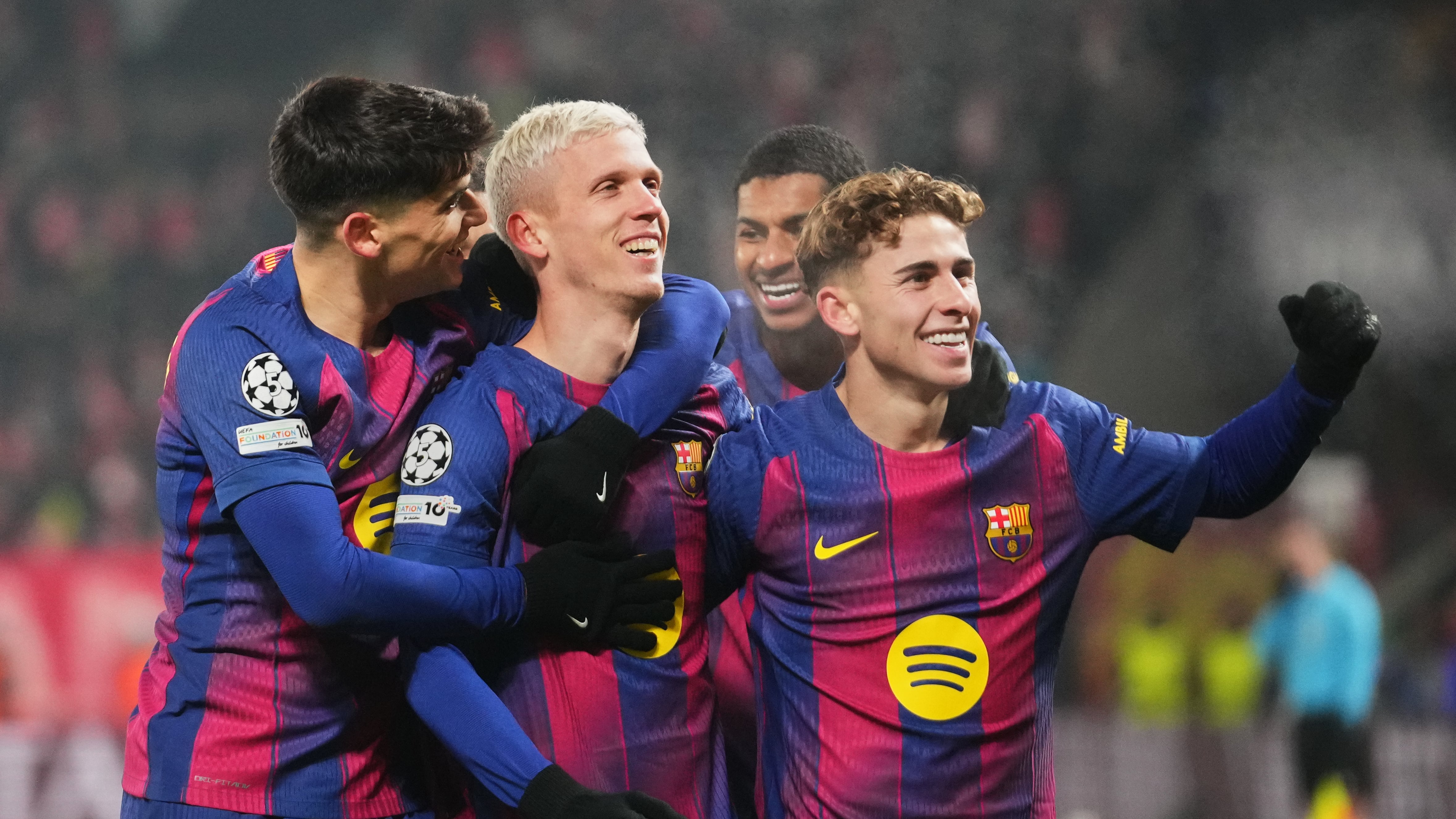 Fermín fue el héroe del Barcelona al firmar un doblete.