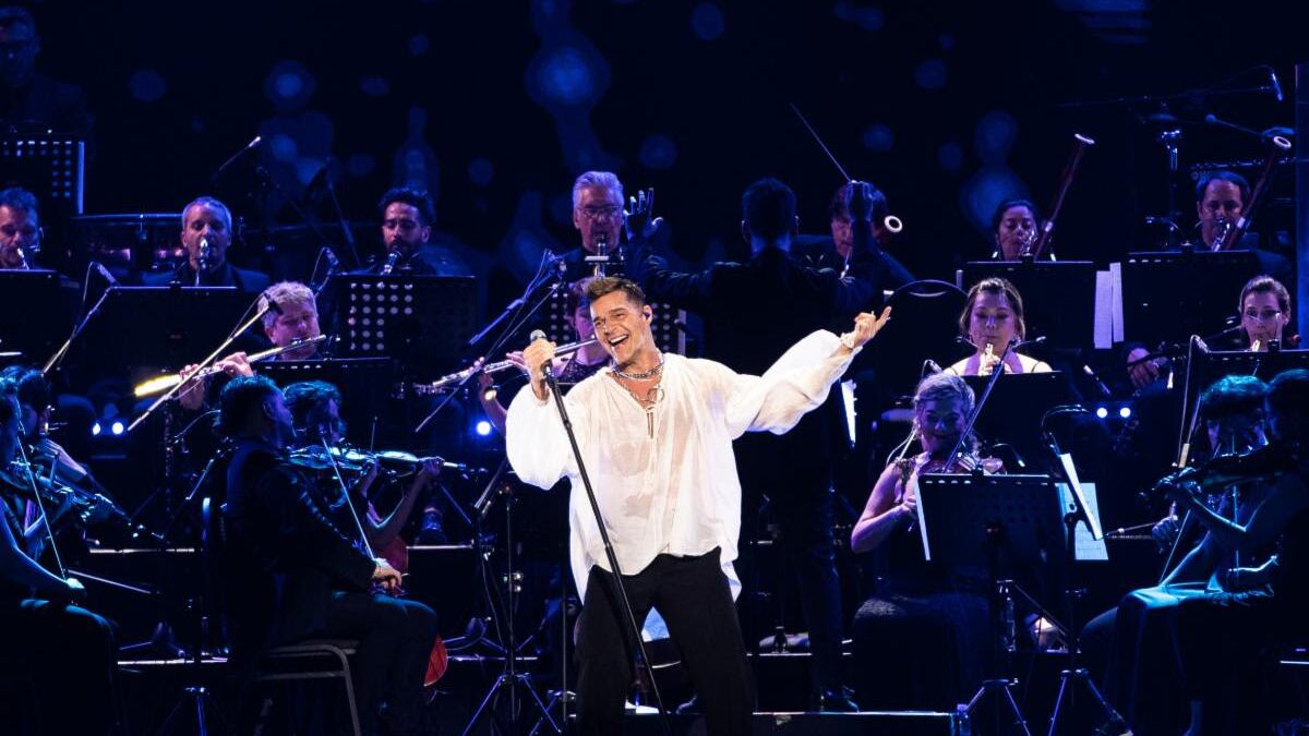 Ricky Martin vuelve a su tierra con espectáculo sinfónico.