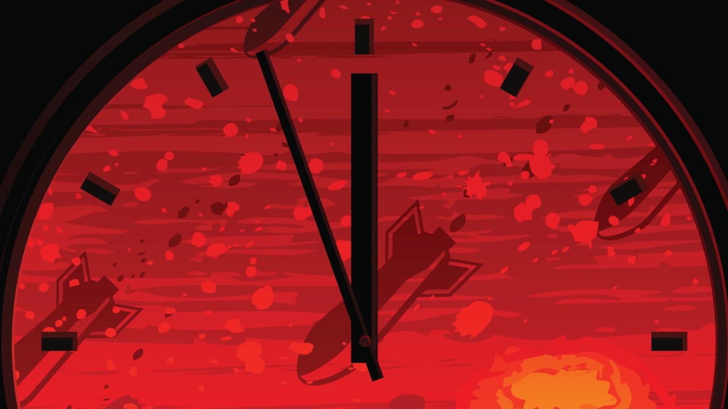 El Reloj del Fin del Mundo (Doomsday Clock) será actualizado en pocos días. Parece que la hora se adelantará por el contexto de los peligros mundiales.