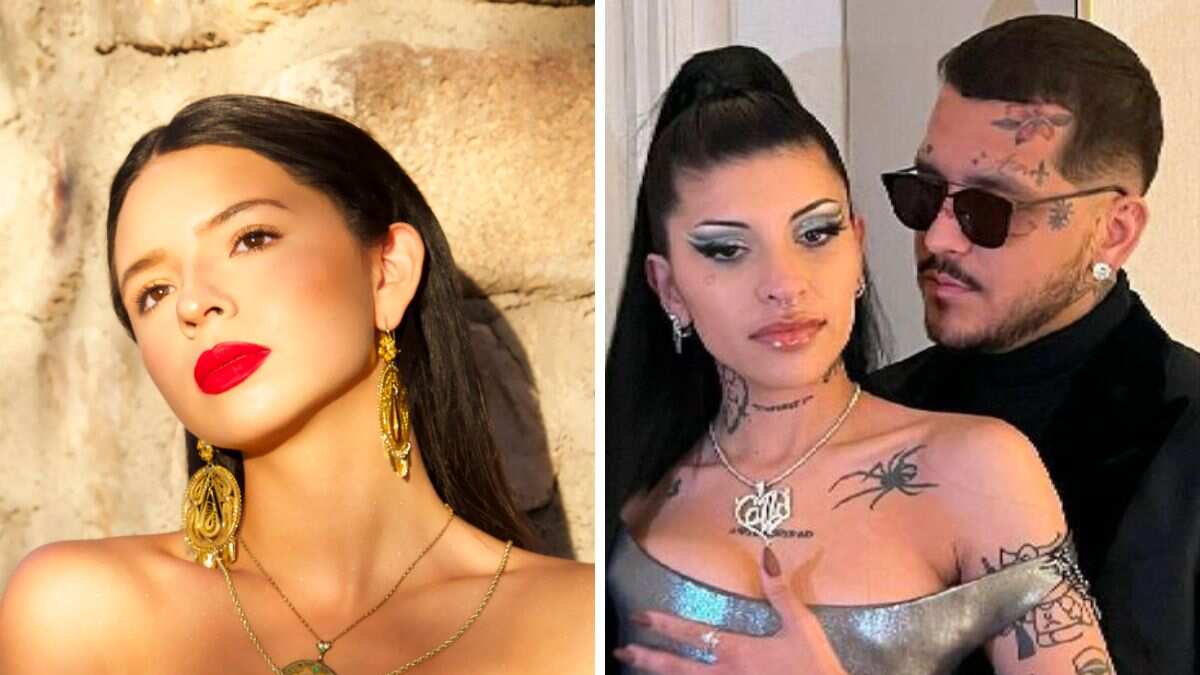 Ángela Aguilar felicitó a Nodal y a Cazzu por su bebé.