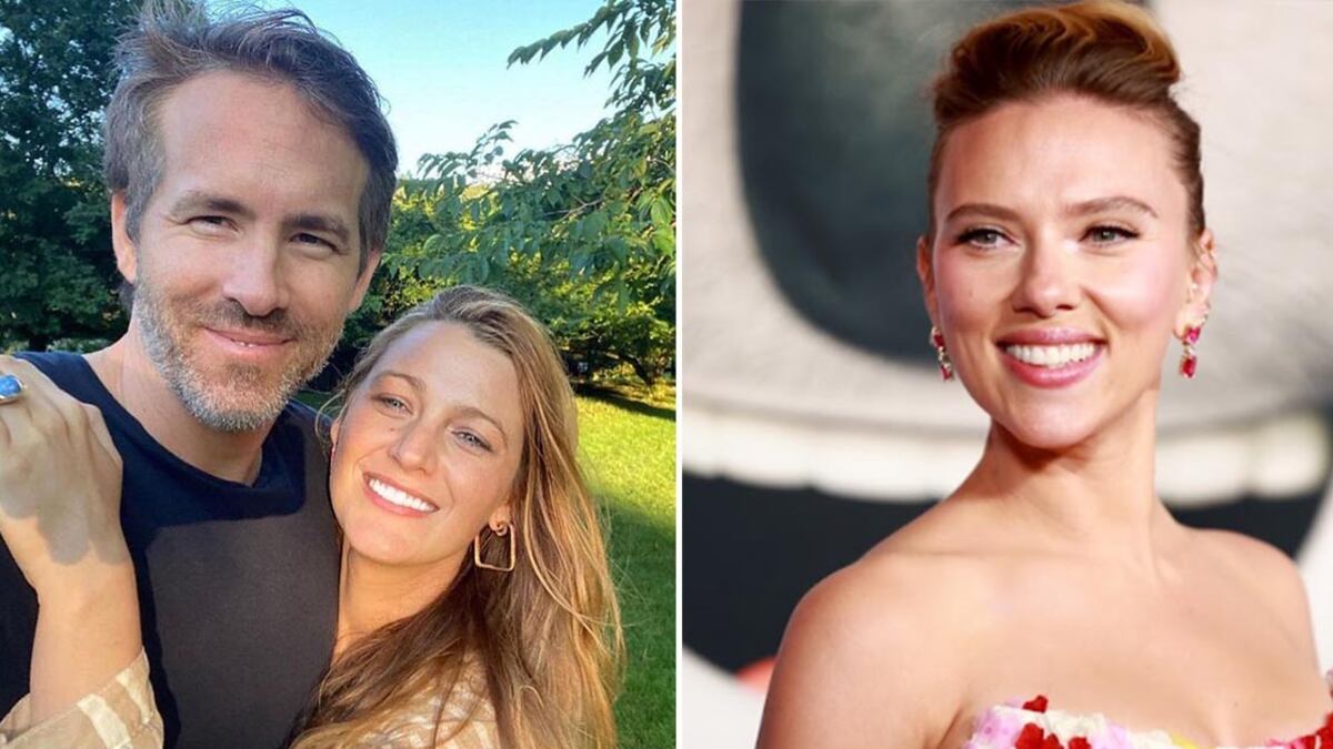 Ryan Reynolds, Blake Lively y Scarlett Johansson
