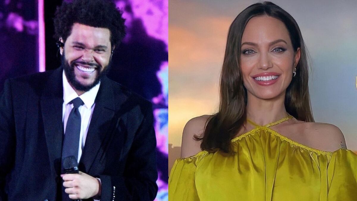 Angelina Jolie y The Weeknd