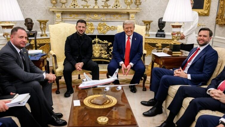 Zelensky y Trump en la Casa Blanca