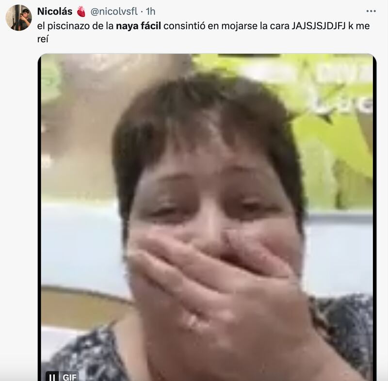 Comentarios sobre piscinazo de Naya Fácil | Fuente: X (Twitter)