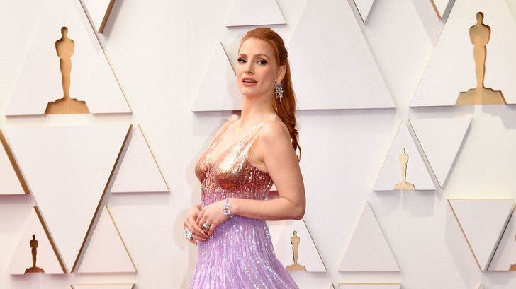 Jessica Chastain en los Premios Oscar 2022