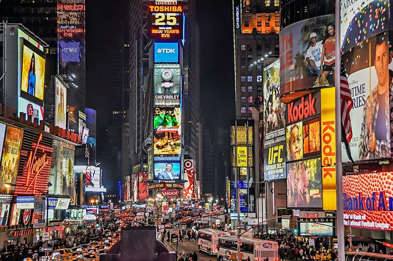 Times Square en Nueva York.