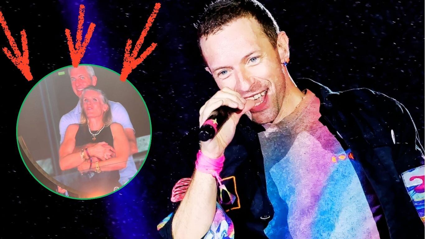 Chris Martin reacciona a pareja infiel en su concierto