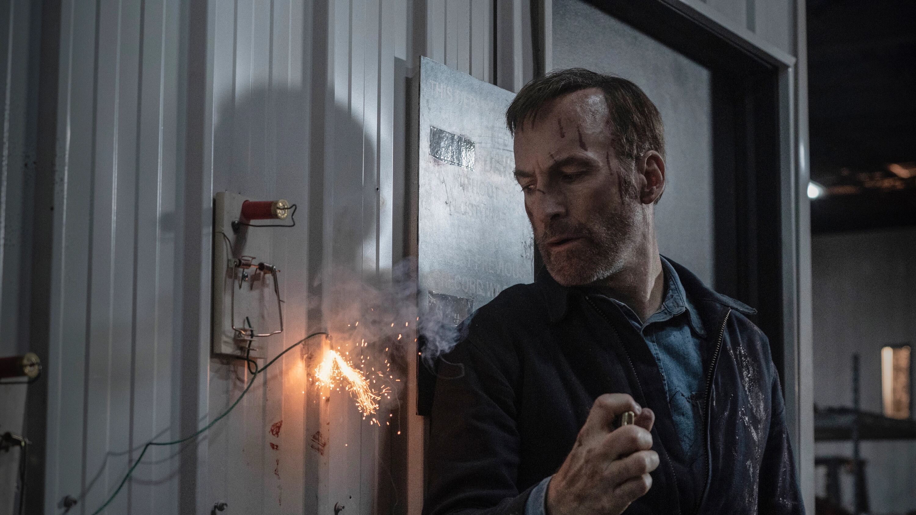 Así luce el actor en la película.