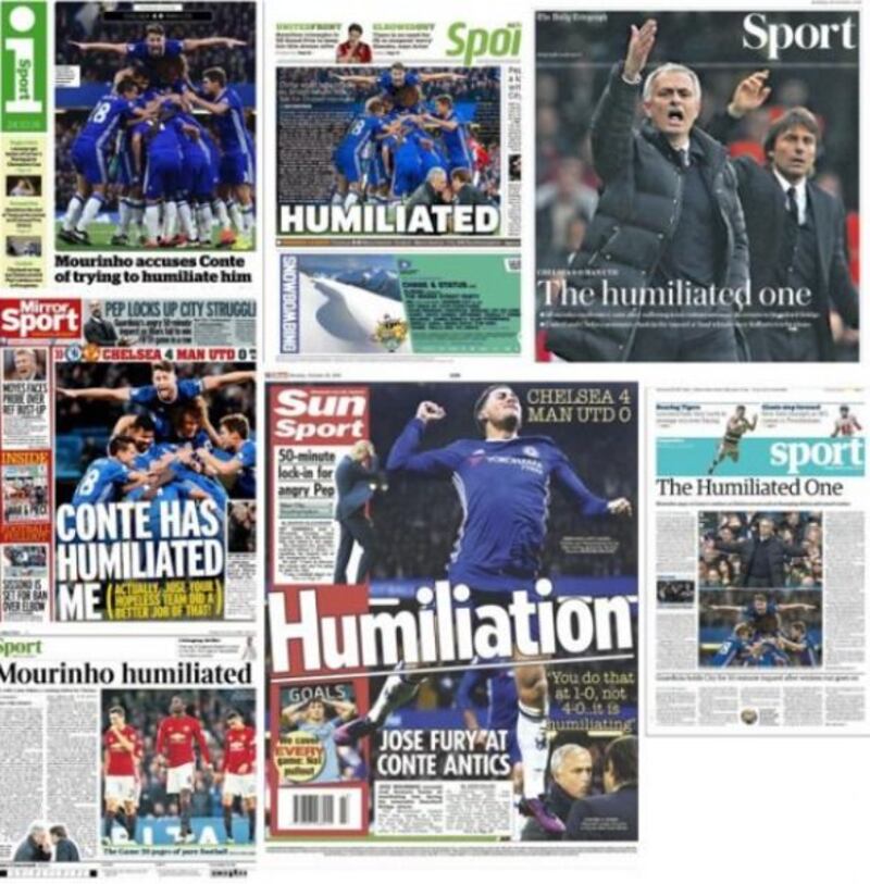 Las portadas que le dedicaron a Mourinho