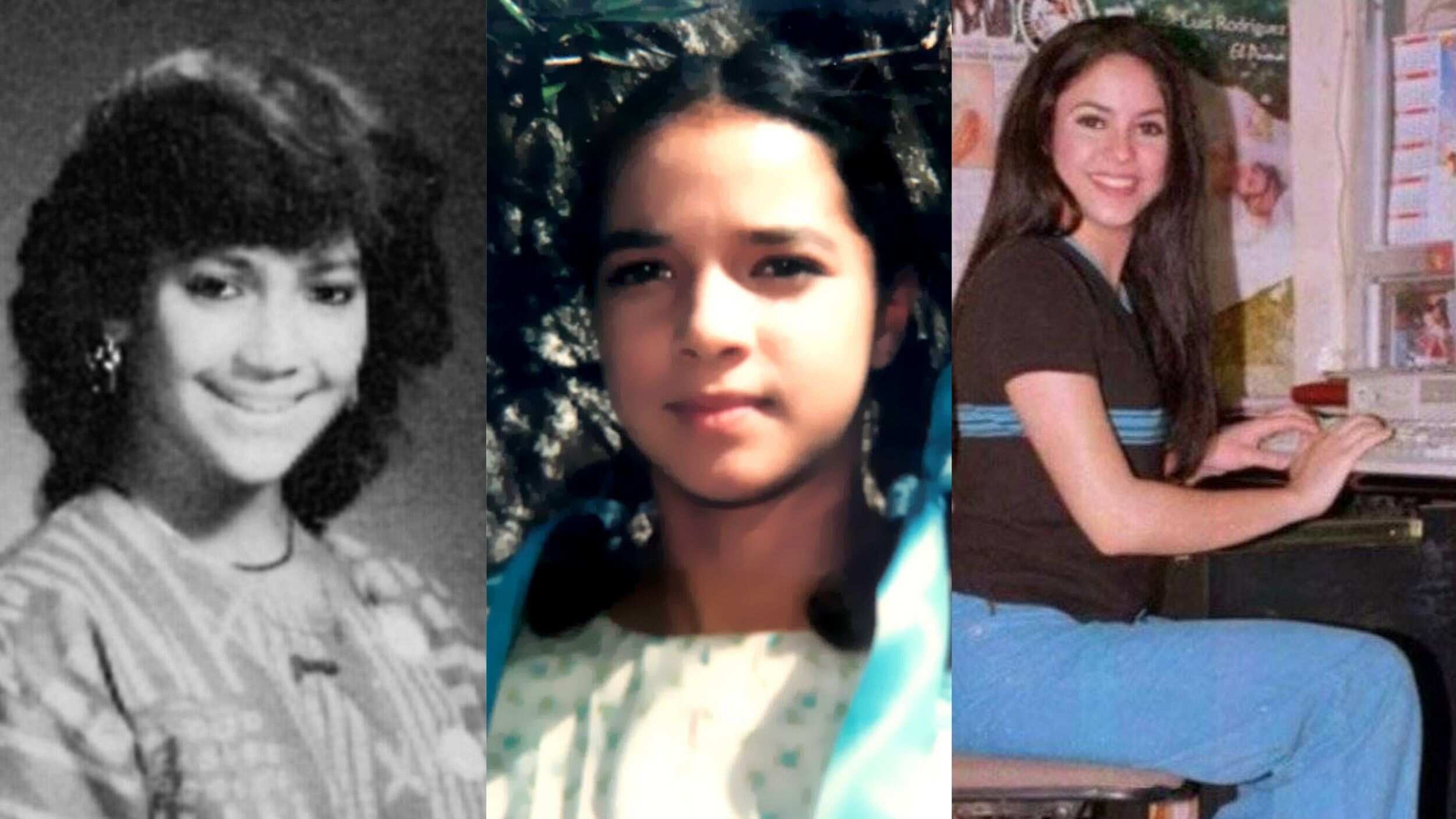 Jennifer López, Adamari López, Shakira y las curiosas fotos de los famosos de jóvenes