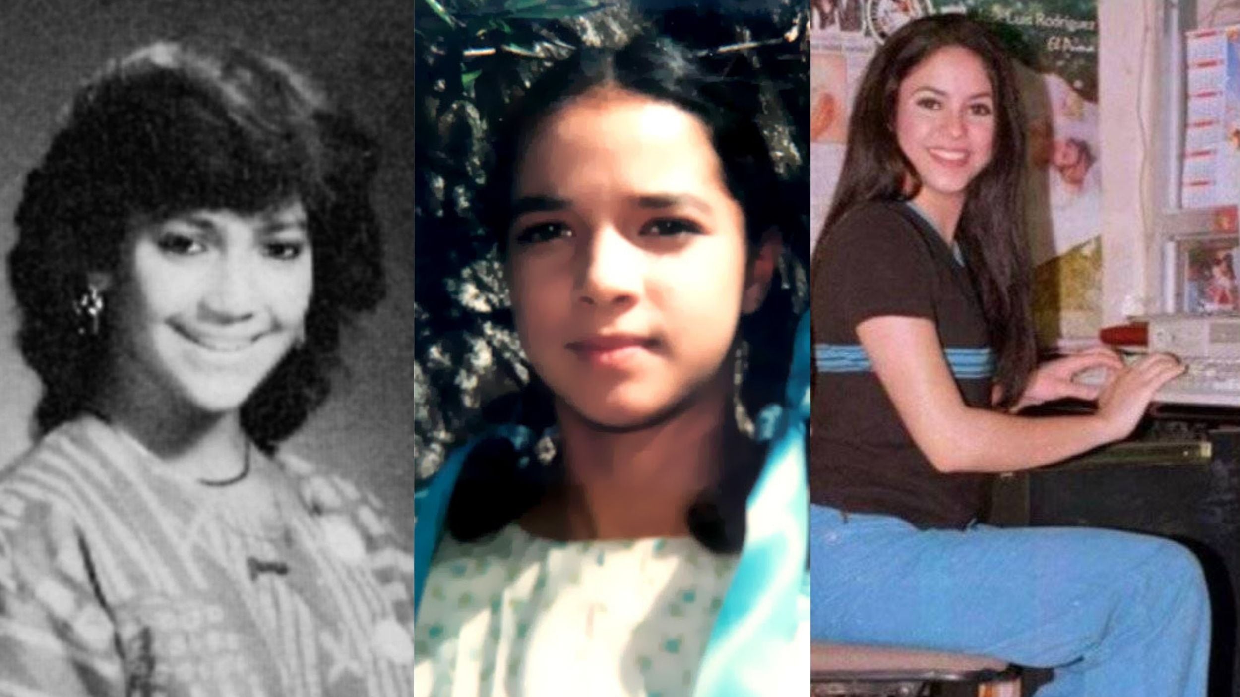 Jennifer López, Adamari López, Shakira y las curiosas fotos de los famosos de jóvenes