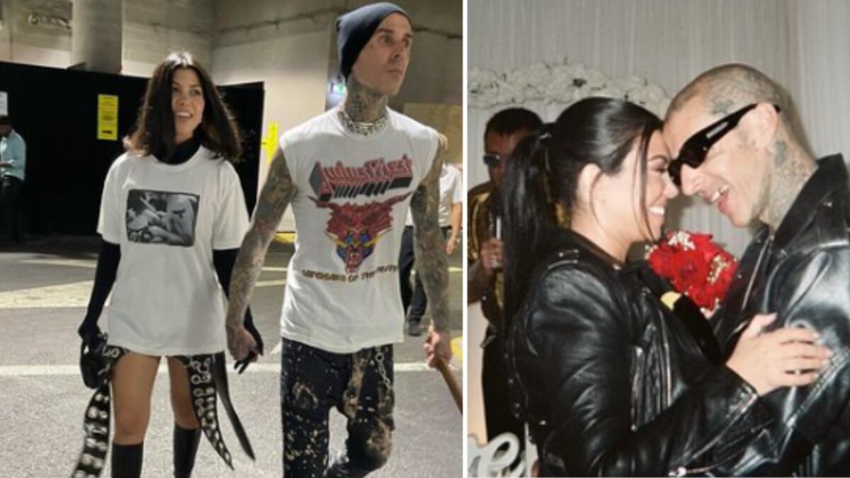 Kourtney Kardashian y Travis Barker se casaron en Las Vegas y en Italia.