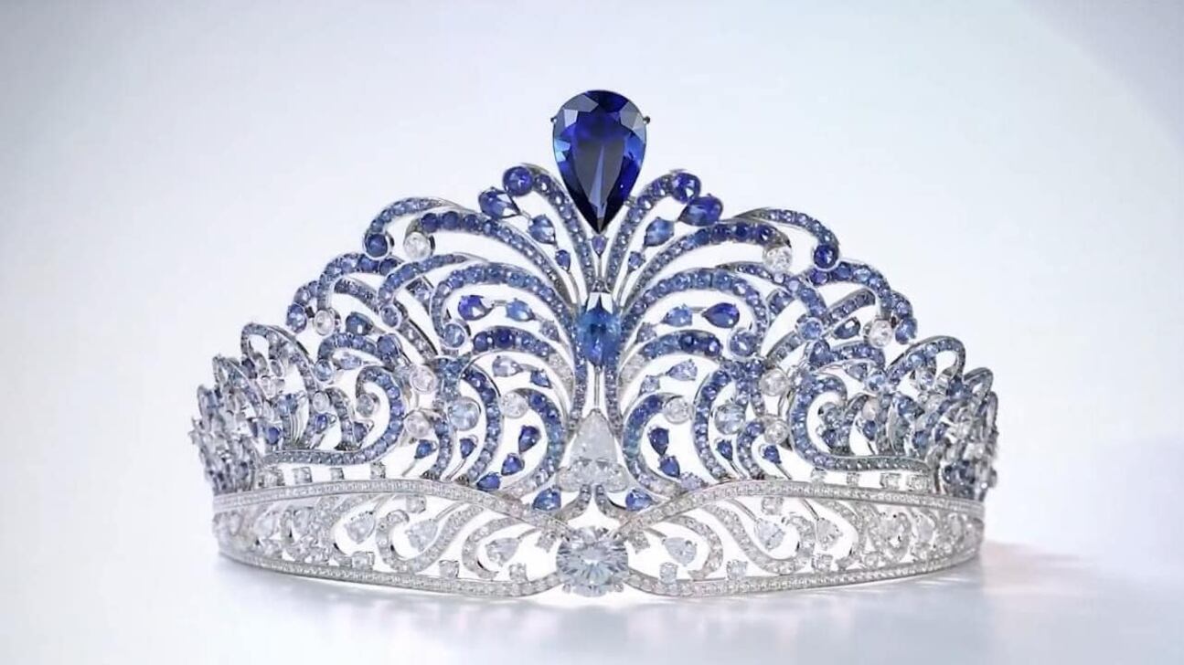 La corona será usada por la ganadora de Miss Universo 2022.