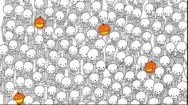 Encuentra el fantasma oculto en la imagen.