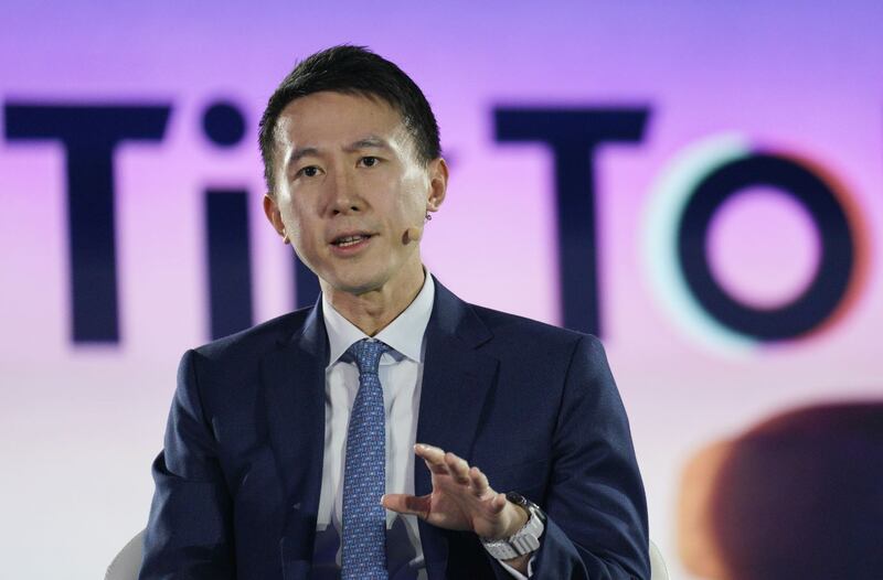 Shou Zi Chew, director ejecutivo de TikTok. | Foto: Bloomberg a través de Getty Images