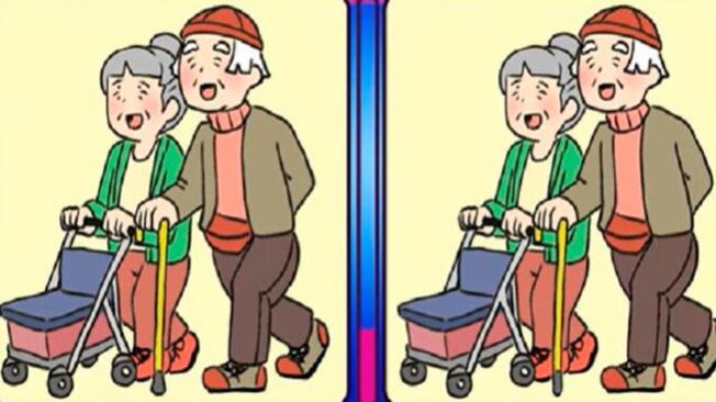 Encuentra las tres diferencias.