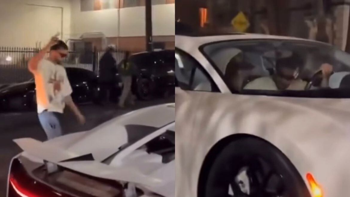 Captan a Bad Bunny junto a Kendall Jenner en California.