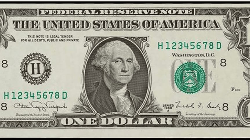 Billetes de un dolar pueden costar hasta 5 mil dólares | Foto: Archivo