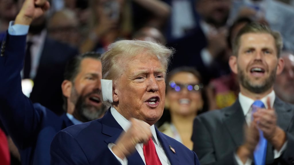 Donald Trump en la Convención Nacional Republicana