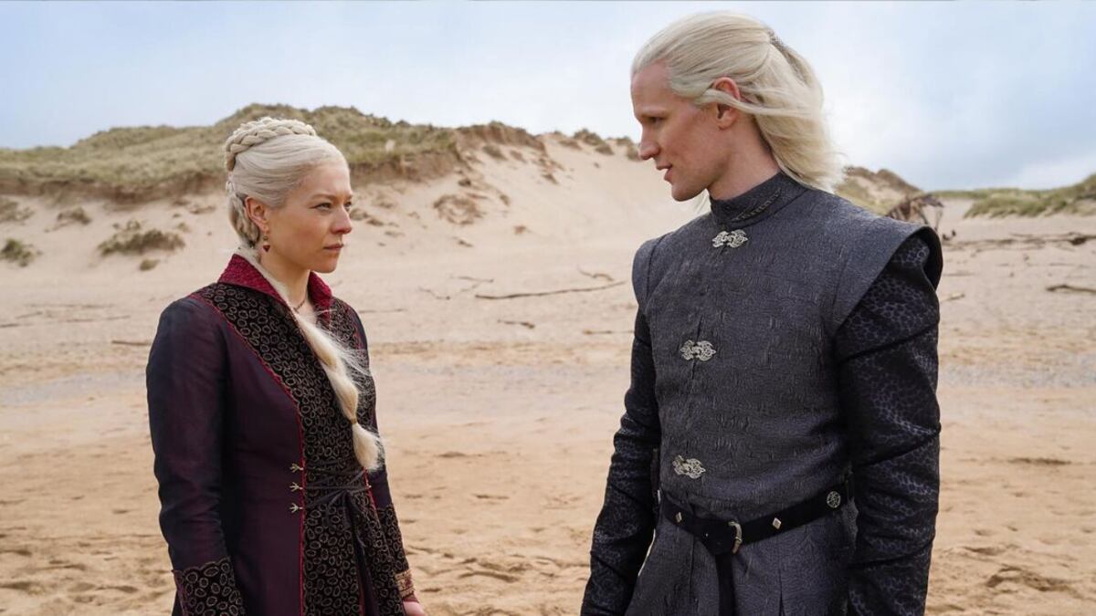 Daemon y Rhaenyra Targaryen en 'House of the dragon'