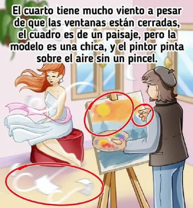 Aquí están los errores.