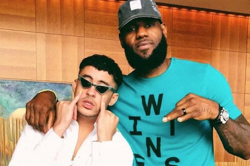 LeBron James confirma que está en Puerto Rico para ver a Bad Bunny en concierto