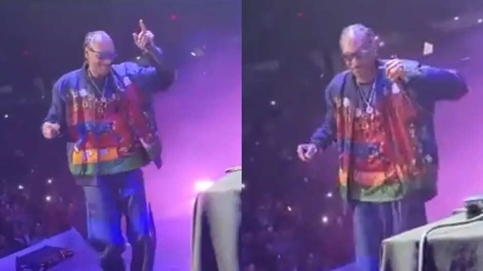 Snoop Dogg lo entregó todo sobre el escenario.