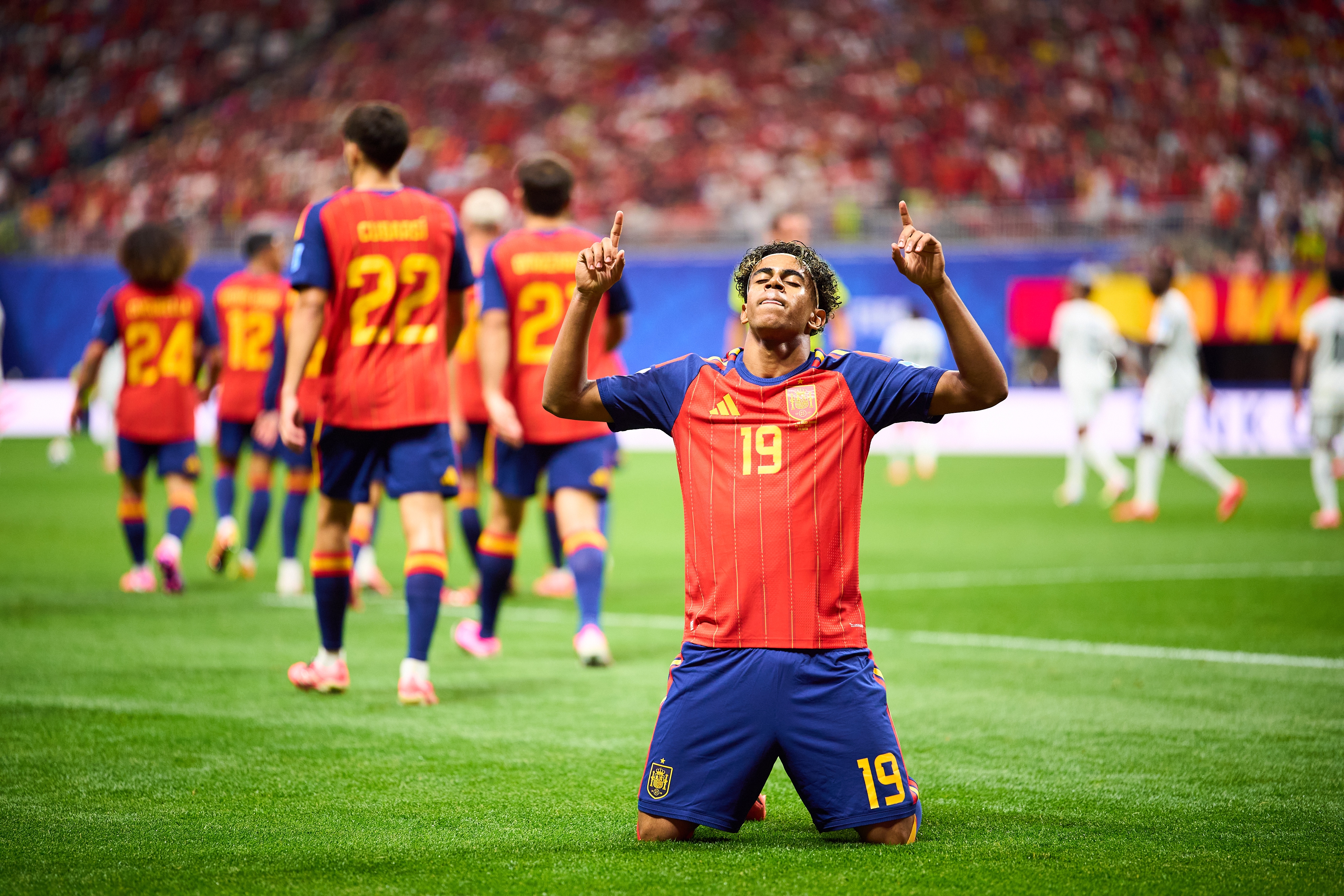 Factor Lamine: así fue el primer gol de Yamal con España en una Copa del Mundo