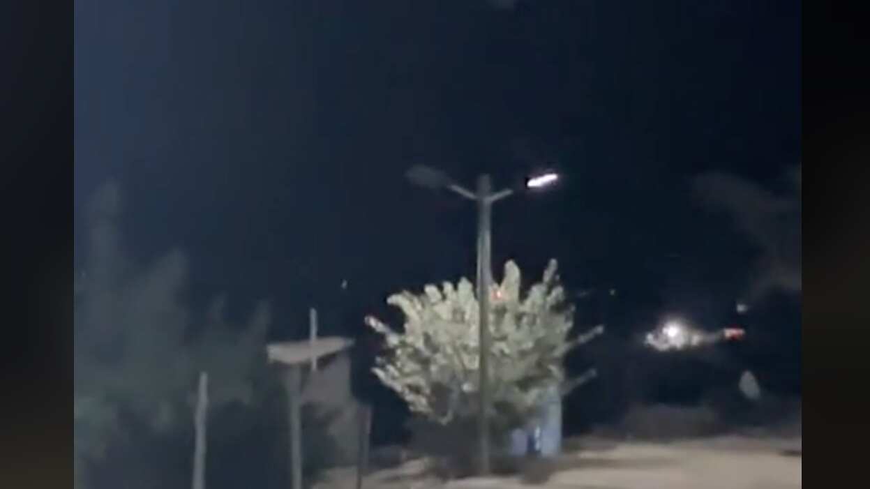 Video viral con rostro en el cielo