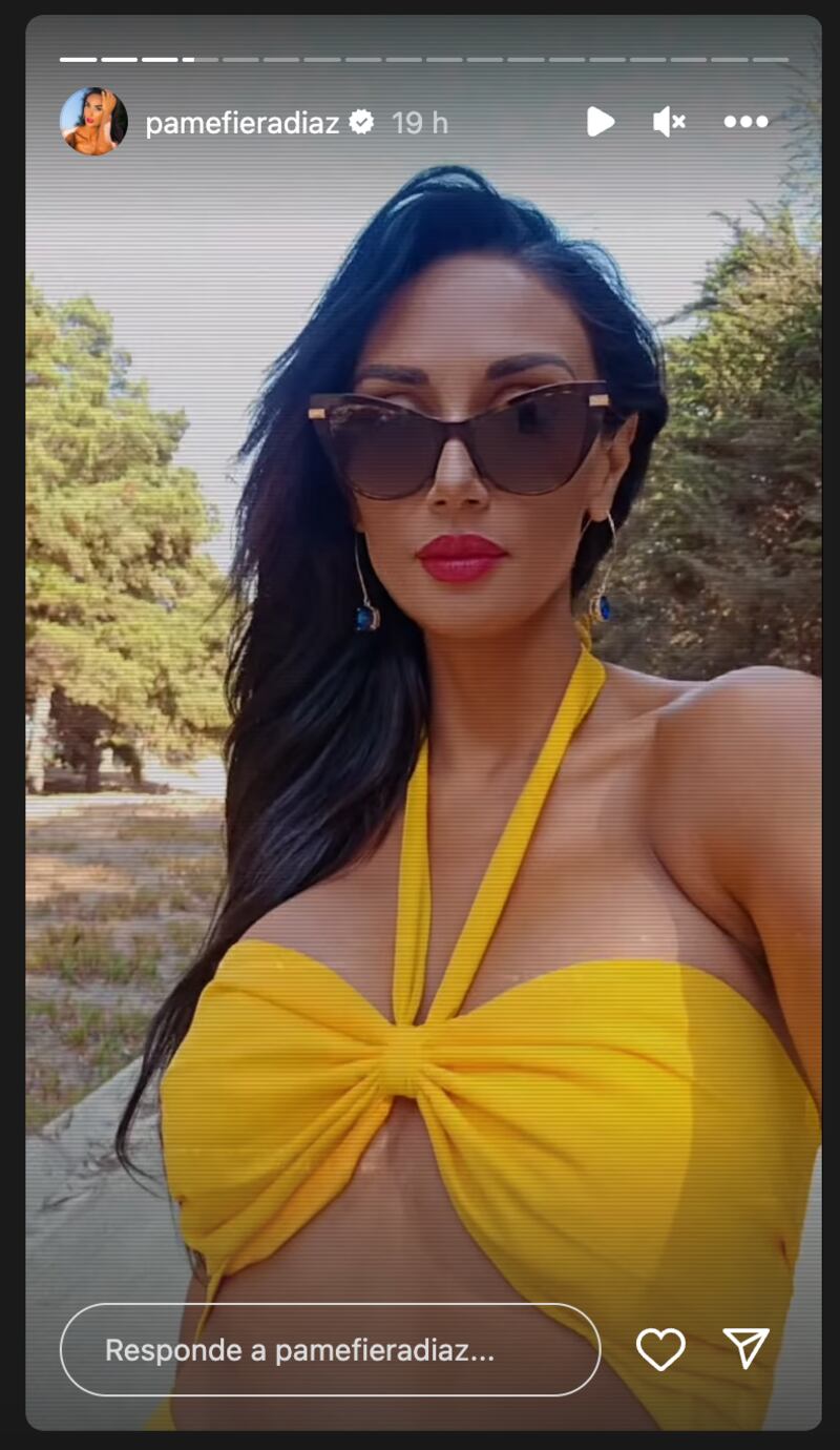 Historias de Pamela Díaz | Fuente: Instagram
