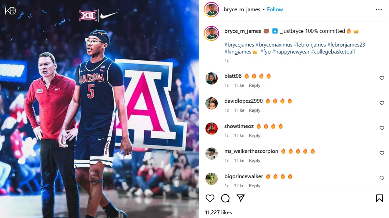 hijo de lebron james