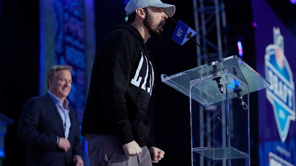 Eminem en el Draft de la NFL