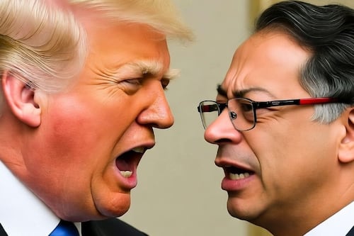 Trump llama narcotraficante a Petro y anuncia ‘mano dura’ de EE. UU. contra Colombia